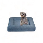 KLEINES LUXUS-BOUCLÉ ORTHOPÄDISCHES PEPPY PLUSH HUNDEBETT (WOLKE)