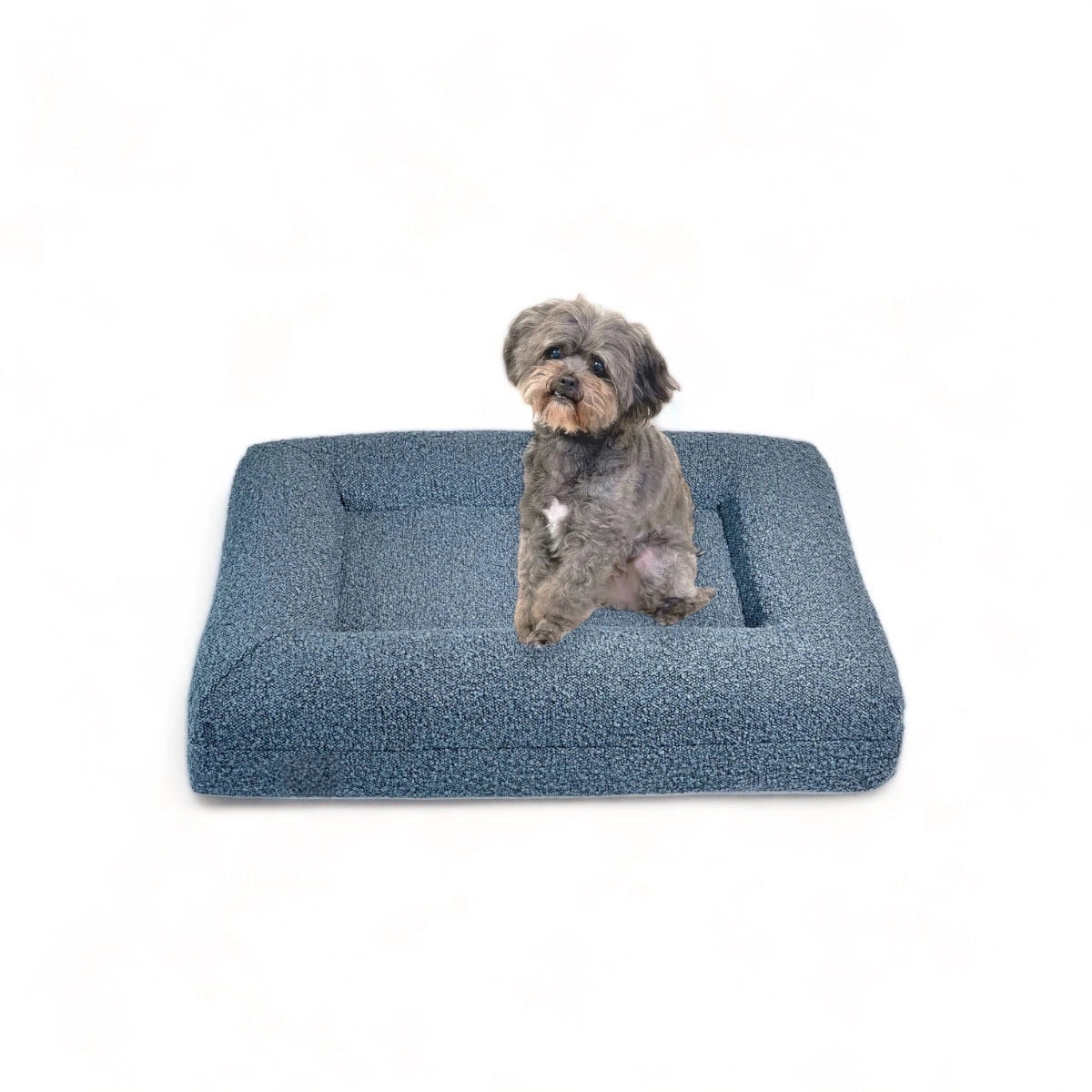 KLEINES LUXUS-BOUCLÉ ORTHOPÄDISCHES PEPPY PLUSH HUNDEBETT (WOLKE)